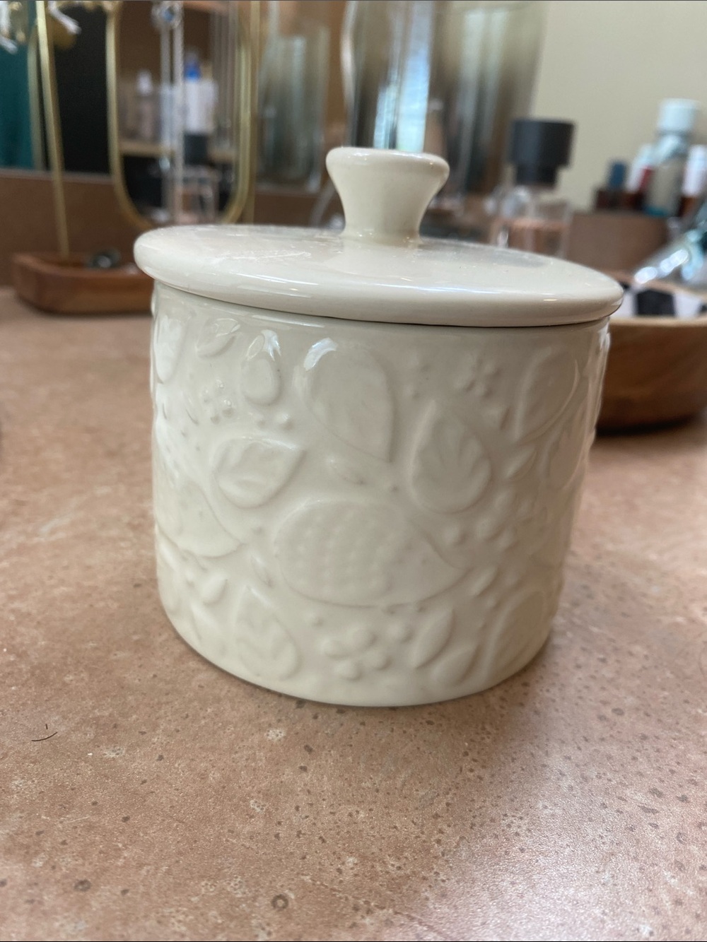 Mason Cash Cream Ceramic Canister with Lid